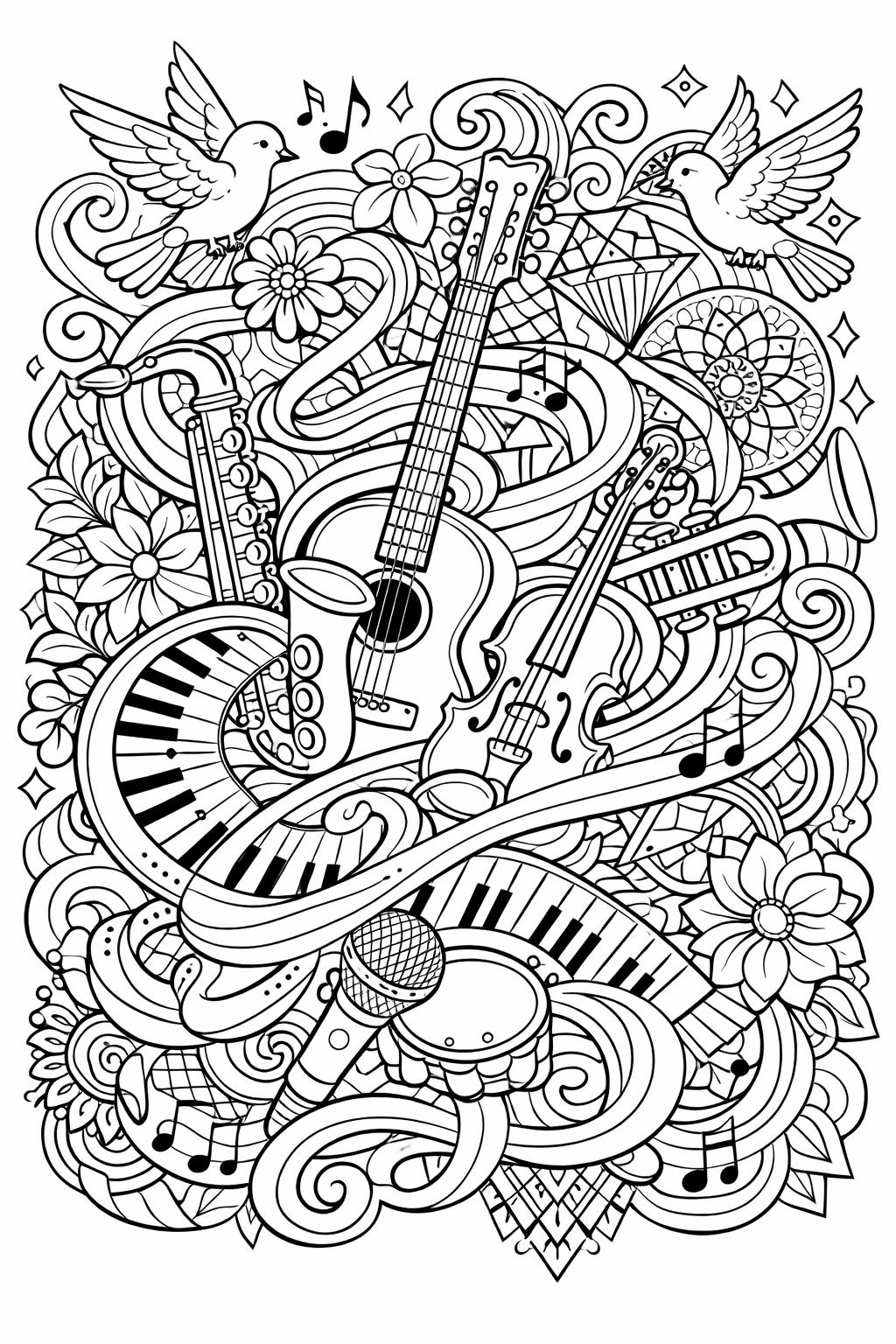 trippy coloring page | psychedelic pattern artwork | creative adult coloring sheet