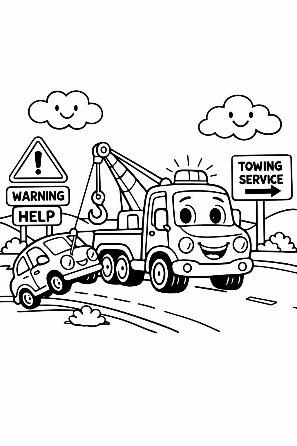 dump truck coloring page | construction truck design | fun work vehicle artwork