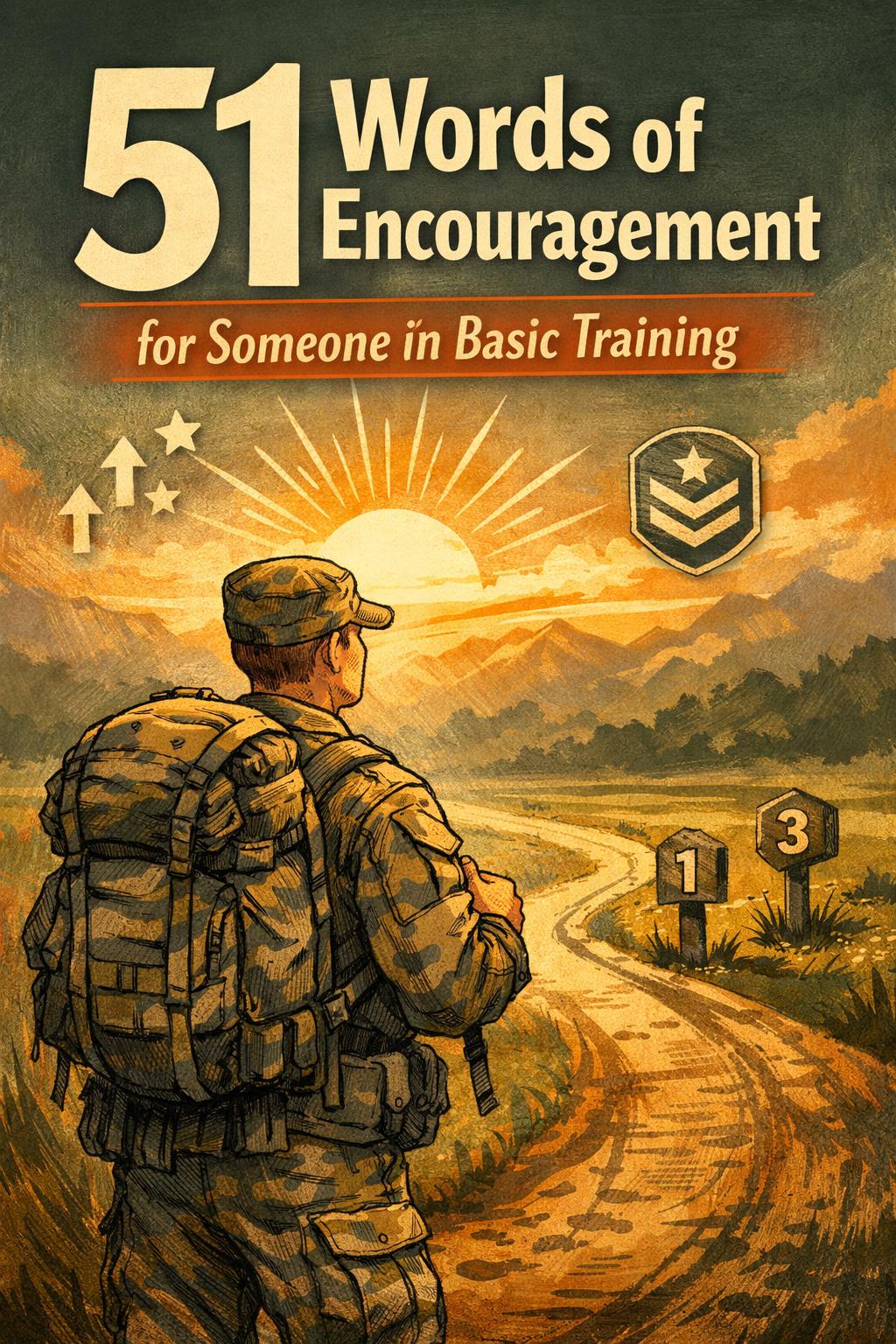 words of encouragement for basic training | motivational support messages | military training inspiration