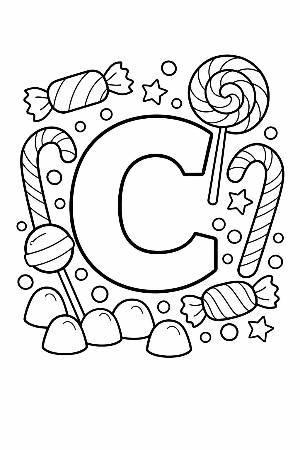 letter C classroom page | educational alphabet artwork | kids coloring activity