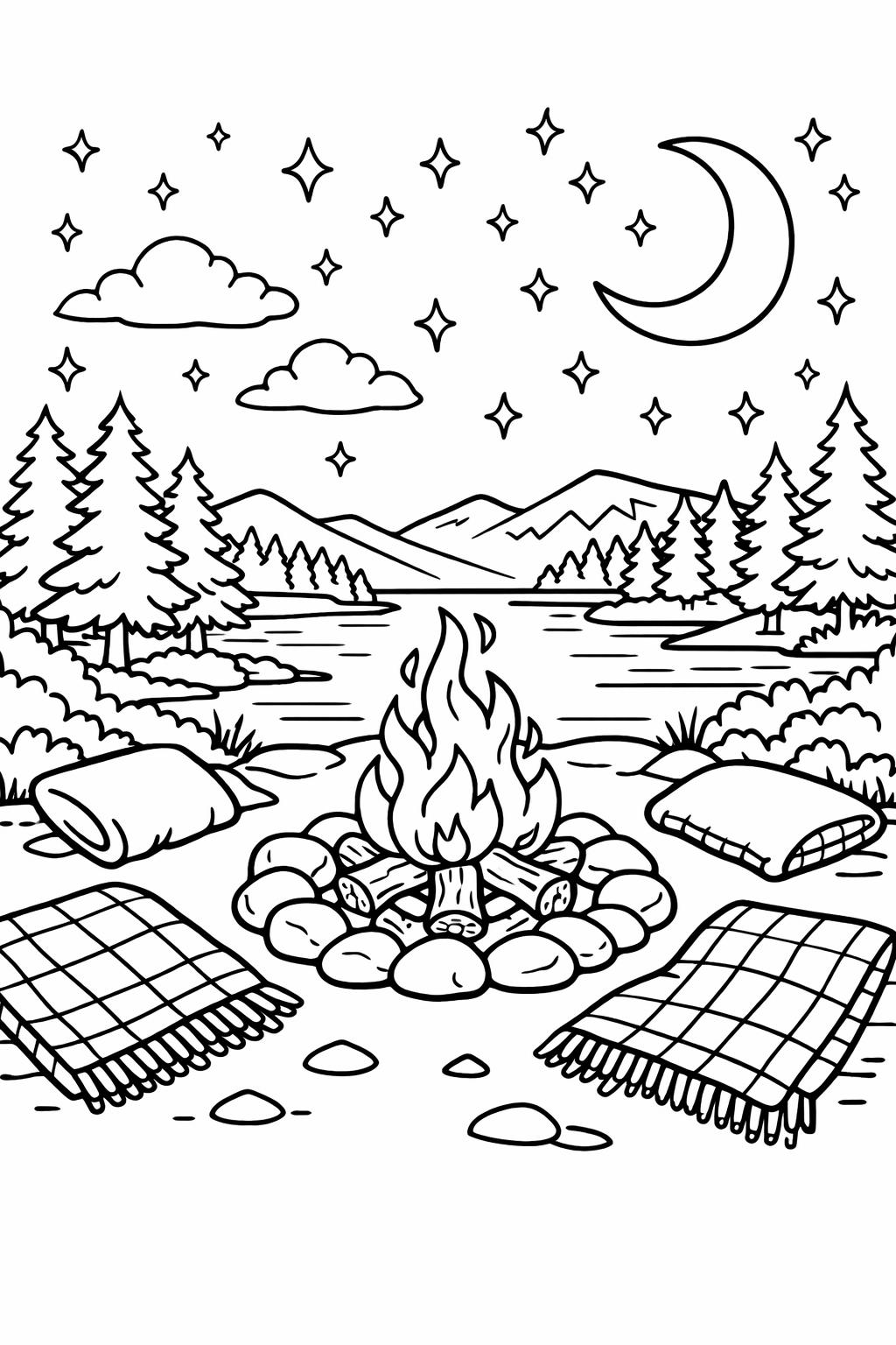 mandala coloring page | intricate cultural inspired pattern | calming artwork