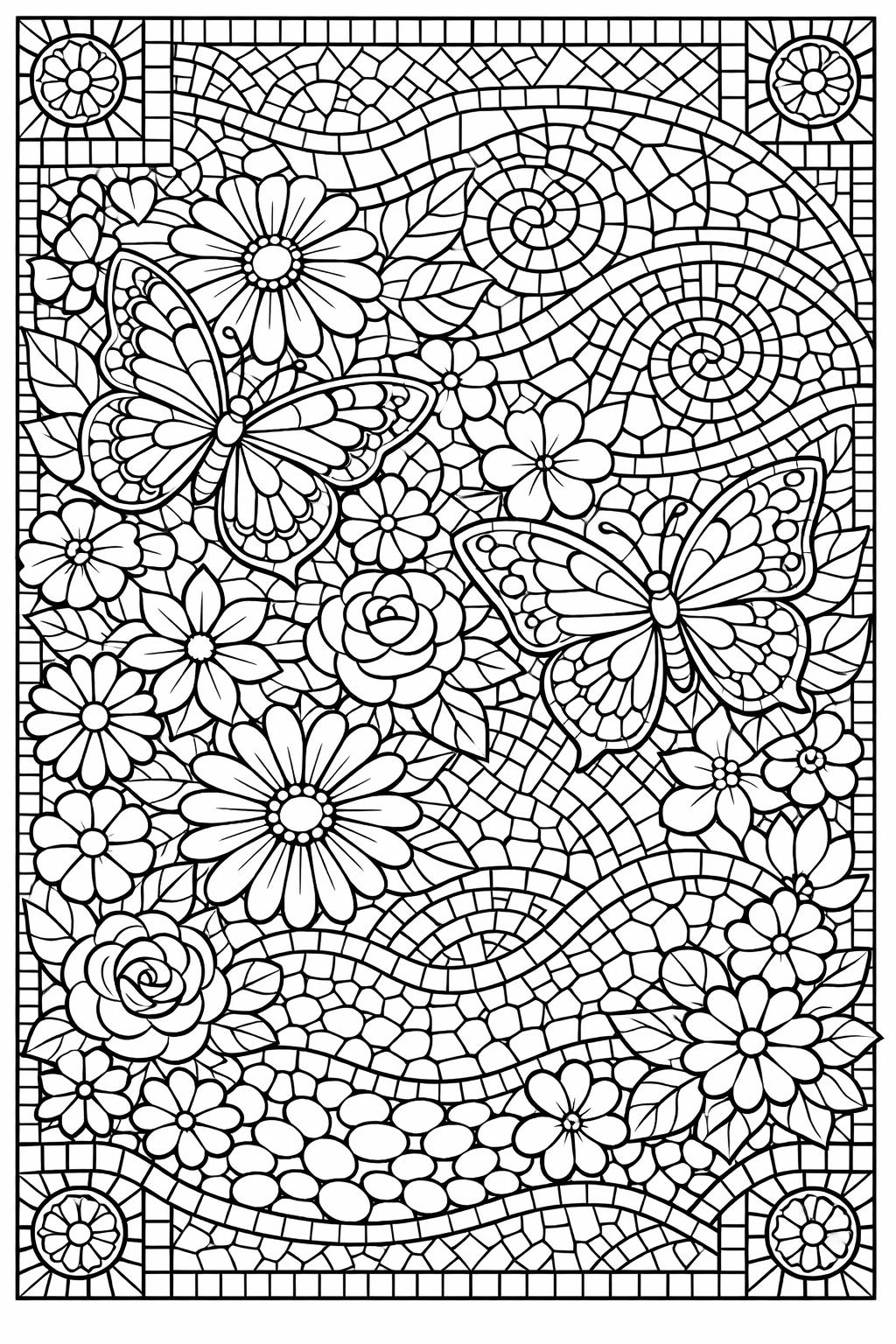 intricate doodle coloring page | complex sketch patterns | creative coloring sheet