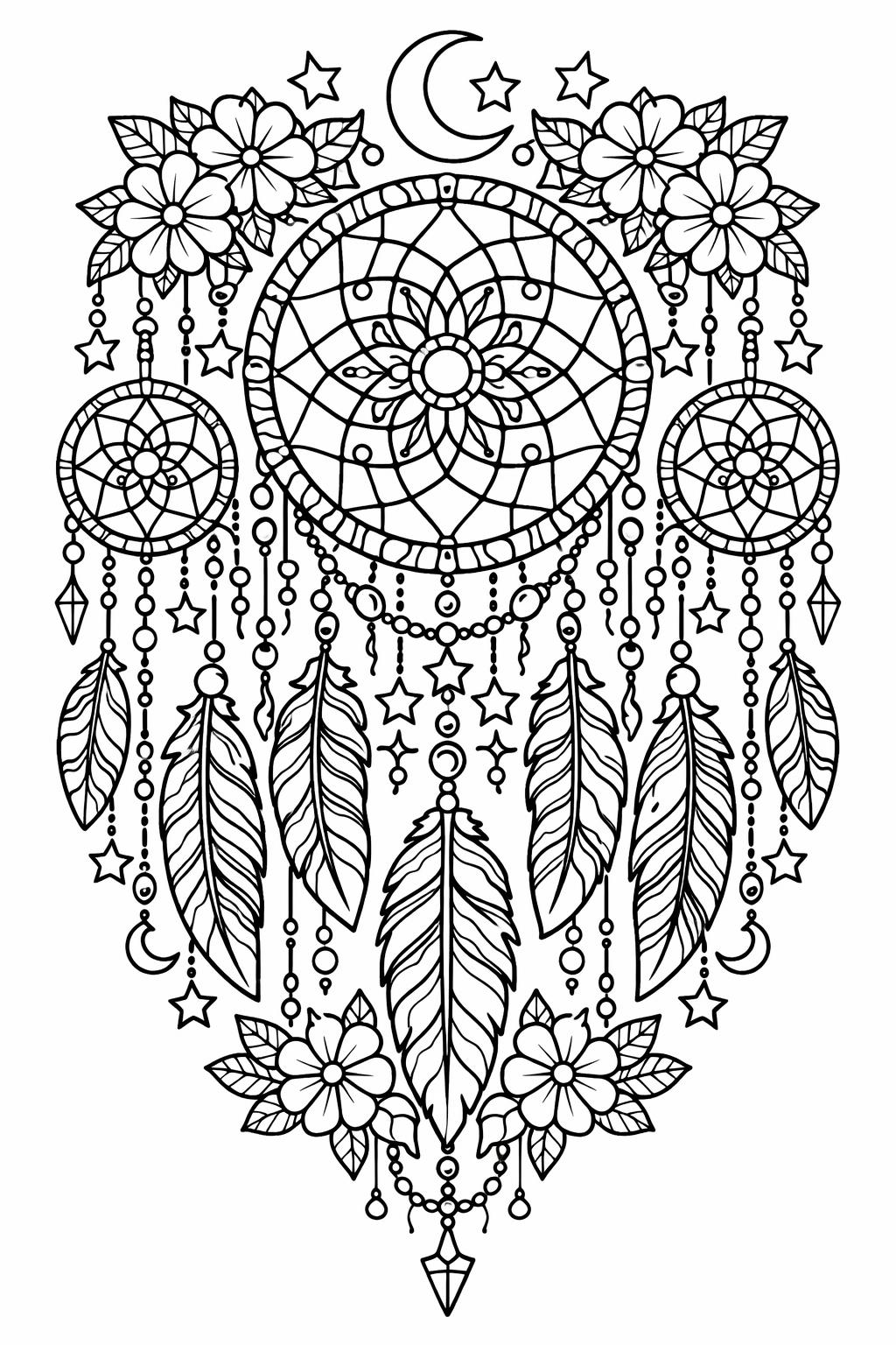 Native American symbols page | traditional inspired artwork | cultural coloring sheet