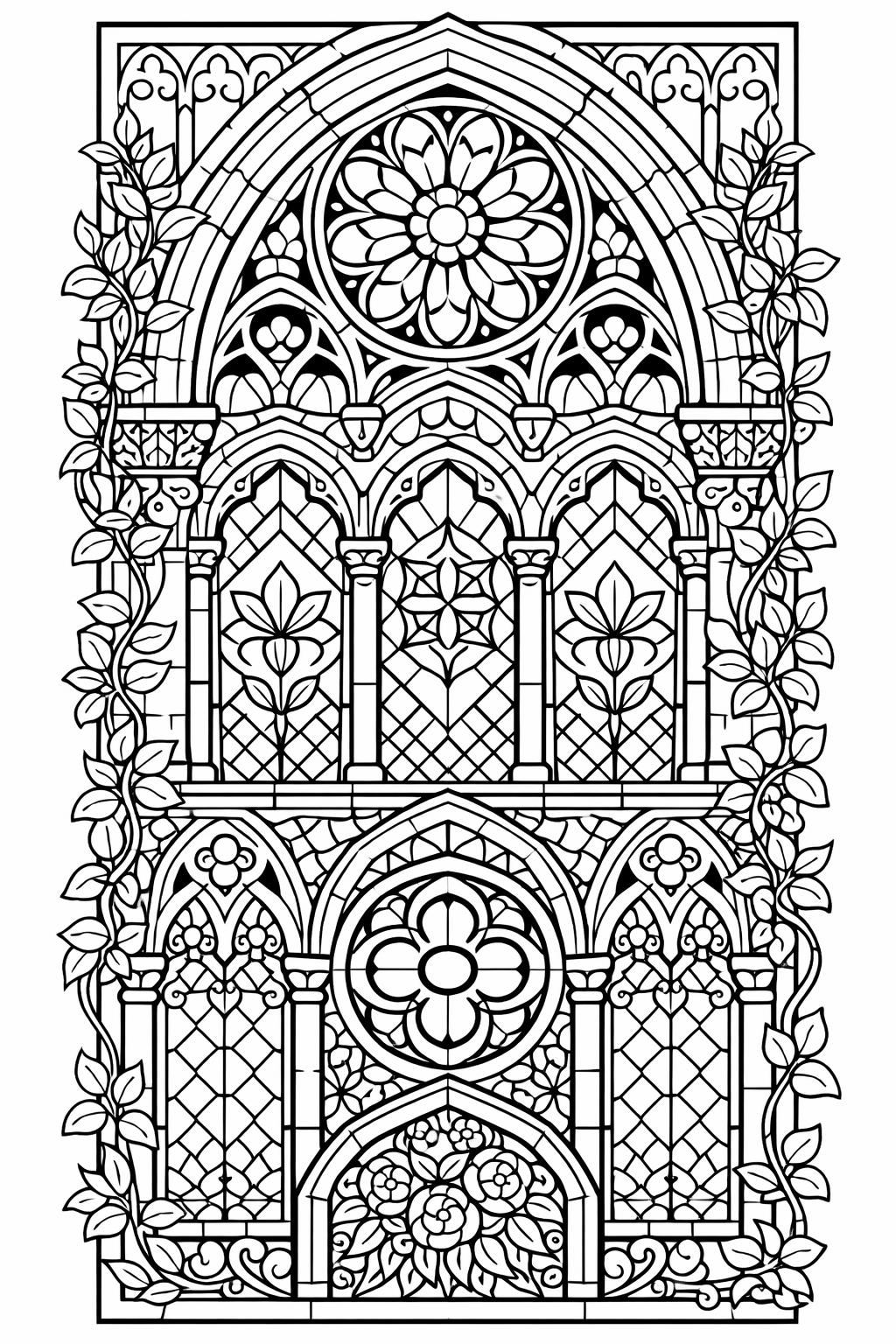 lattice pattern coloring page | structured geometric design | intricate coloring sheet