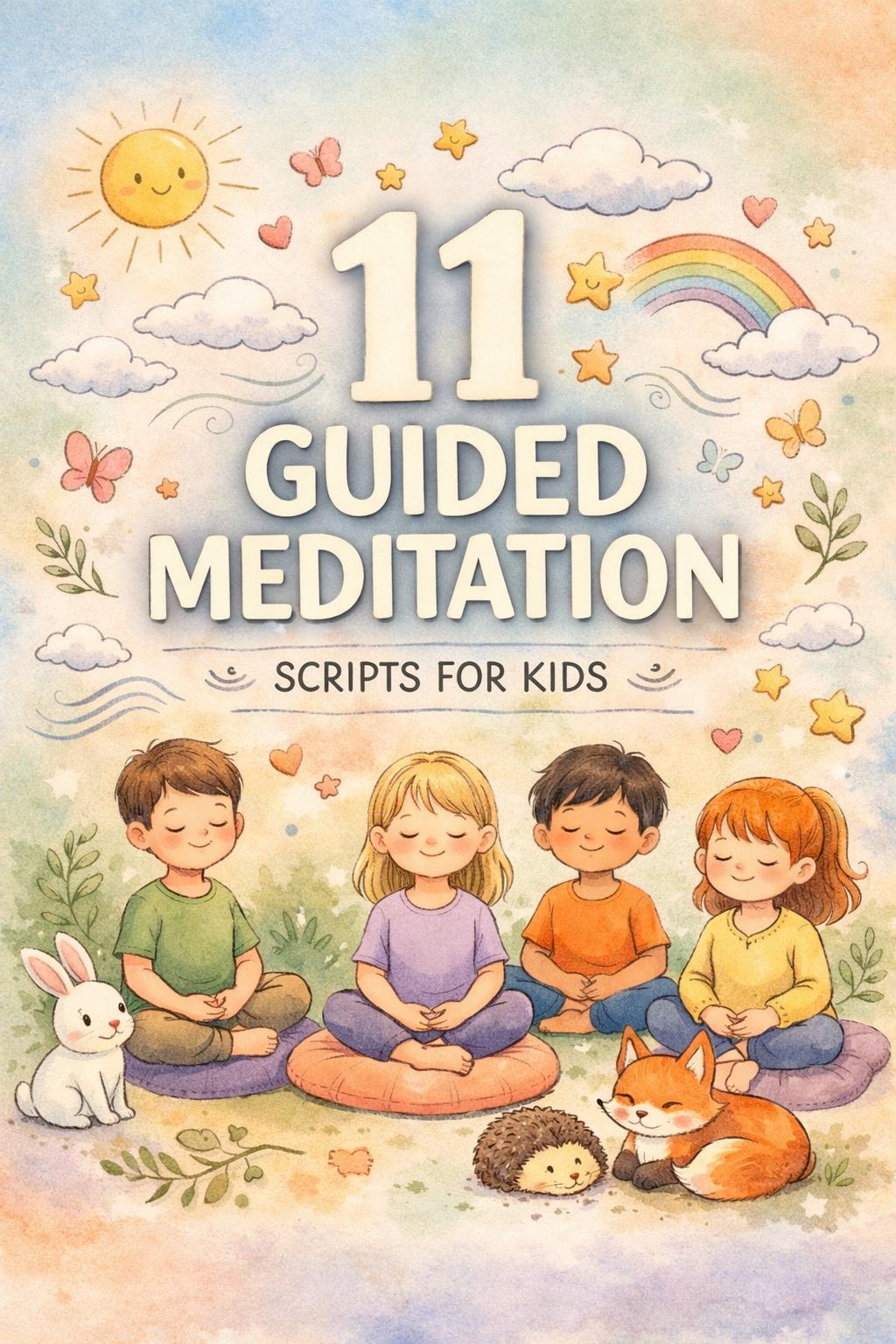 guided meditation scripts for kids | calming mindfulness exercises for children | relaxation and focus activities