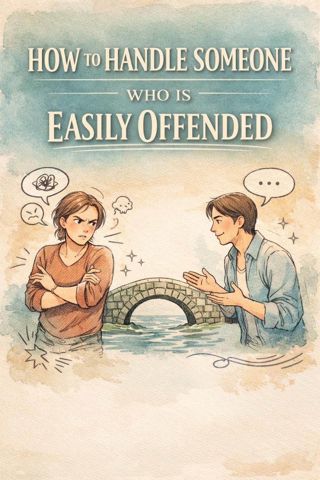 how to handle someone who is easily offended | improving communication and understanding | managing sensitive conversations effectively