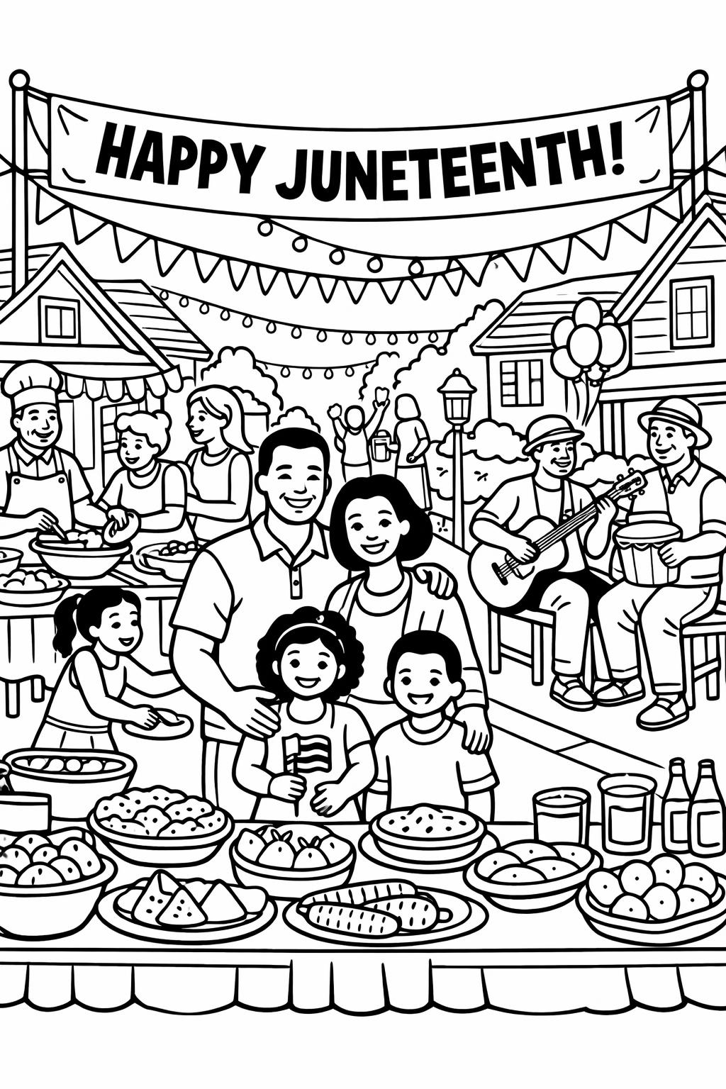 liberty coloring page | freedom inspired illustration | cultural coloring sheet