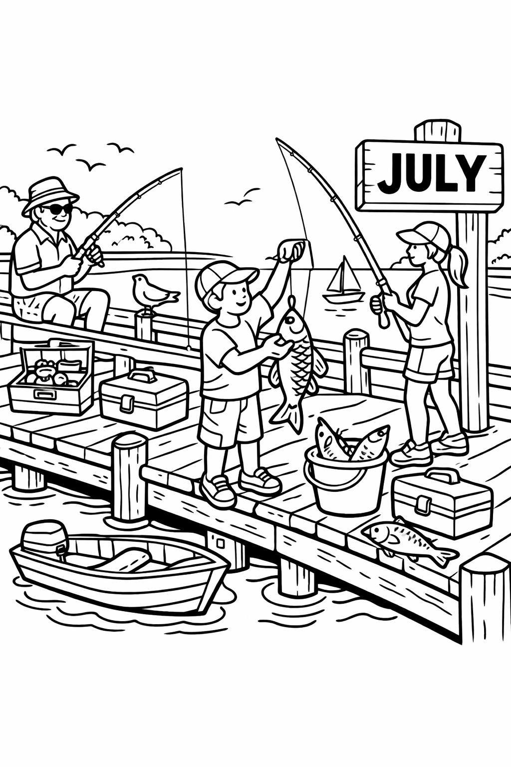 ice cream coloring page | sweet summer treat | summer activity artwork