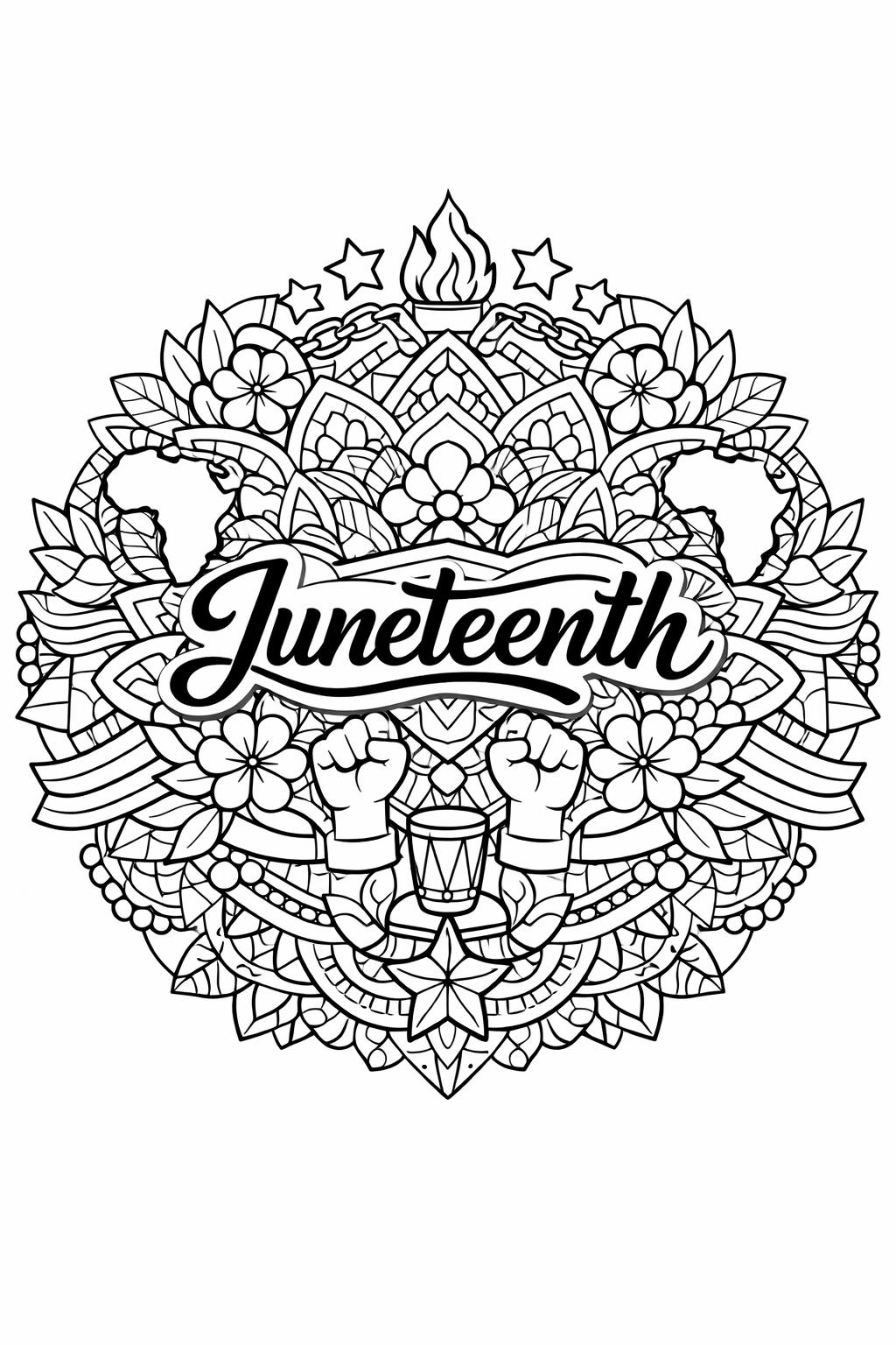 equality coloring page | inspirational freedom message | uplifting design sheet