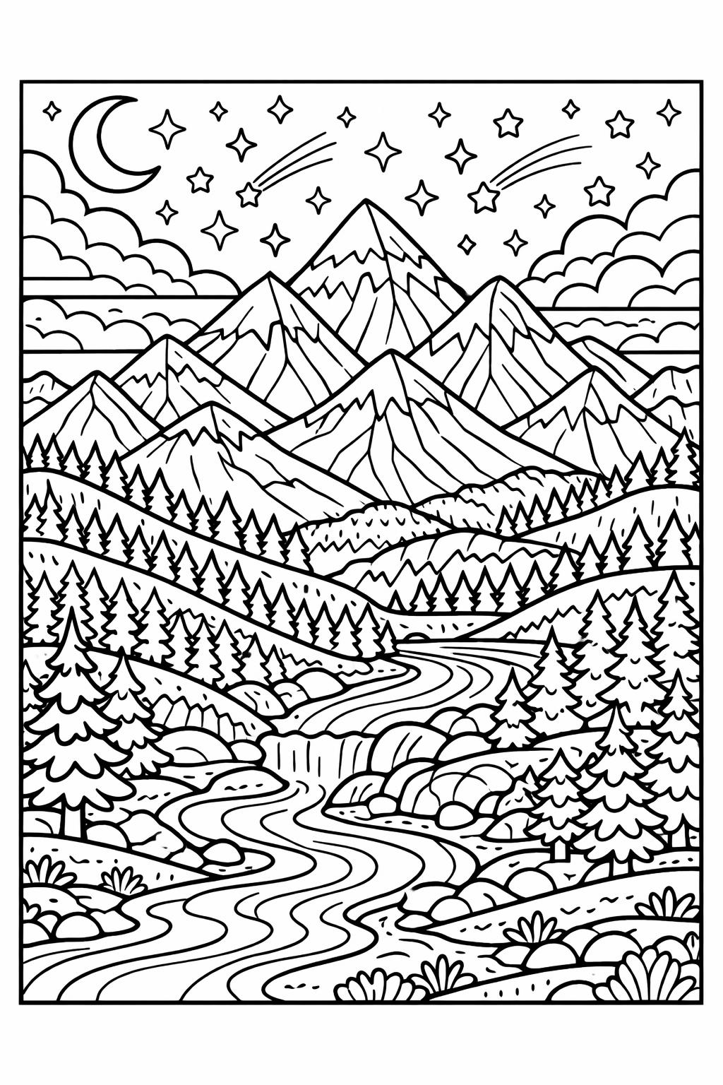 floral pattern coloring page | intricate flower design | botanical coloring sheet
