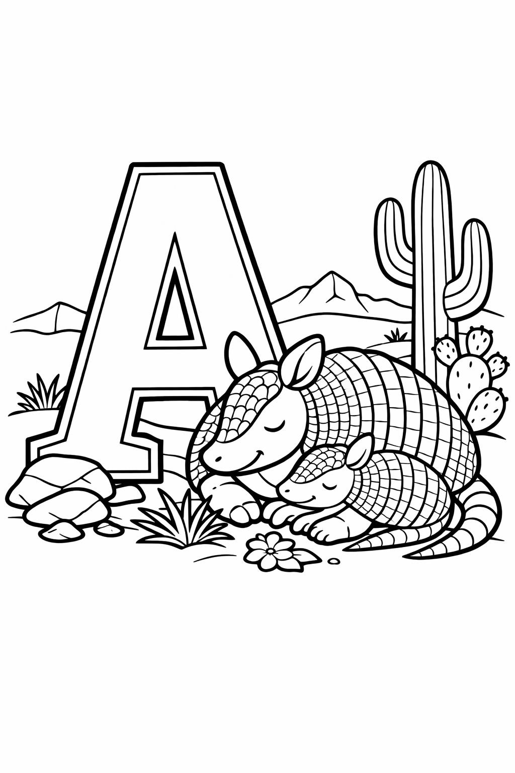 lowercase a coloring page | early literacy activity | fun alphabet page
