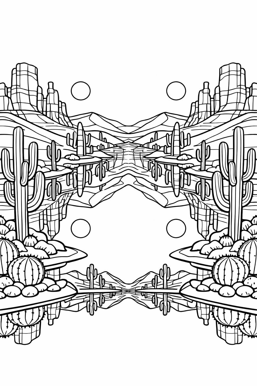 celestial psychedelic page | moon and stars design | surreal coloring artwork