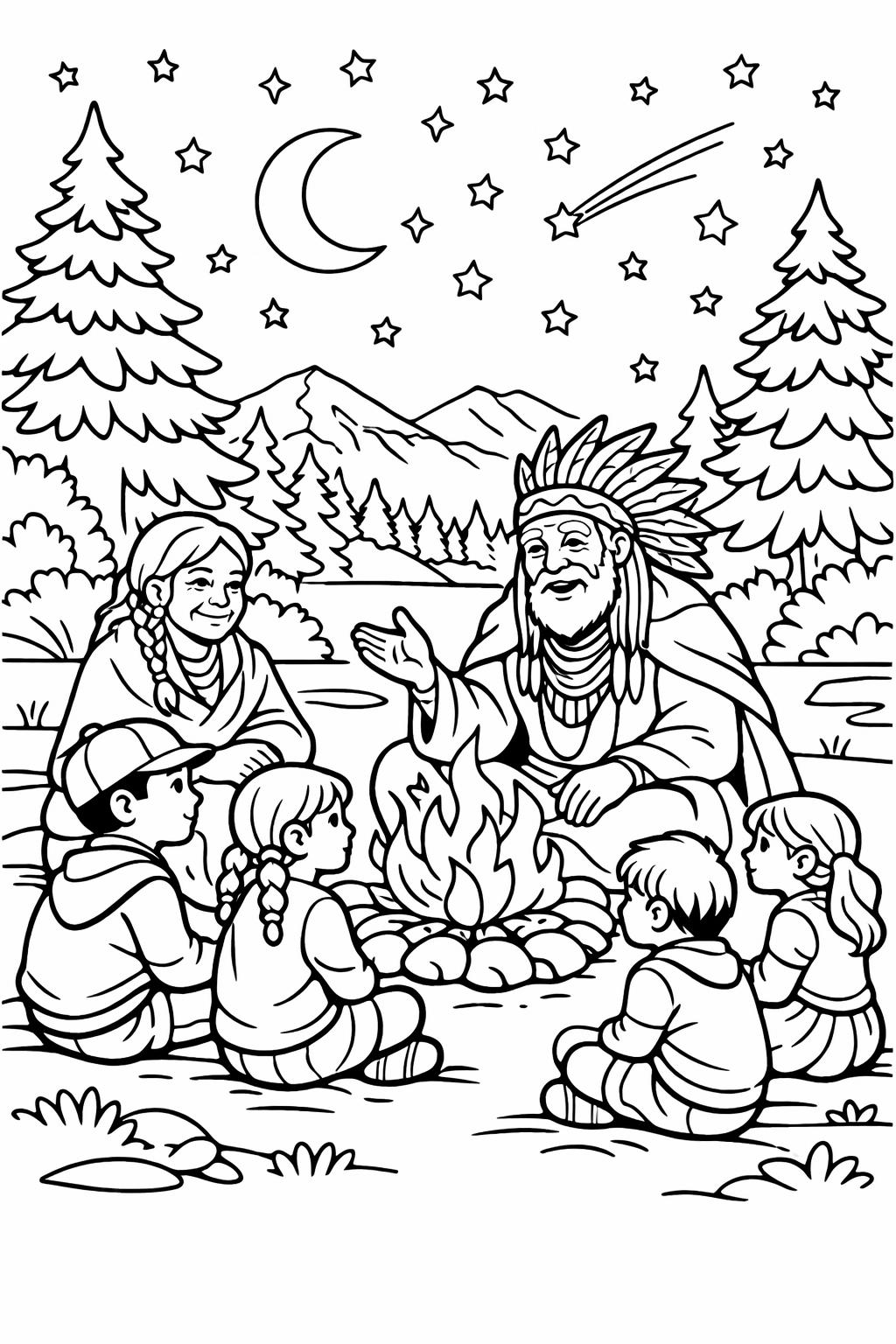 eagle coloring page | majestic bird illustration | detailed wildlife artwork