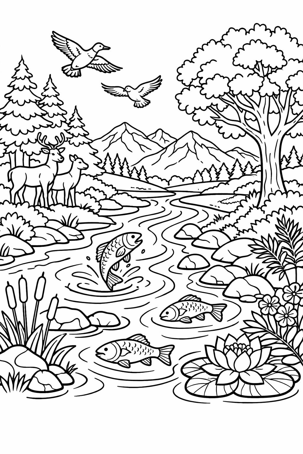 Native American art page | inspired cultural design | creative coloring artwork