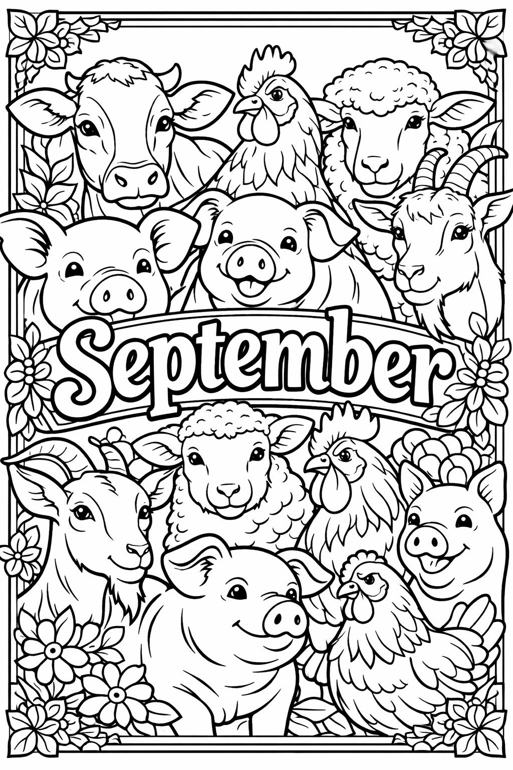 leaf wreath coloring page | decorative autumn design | creative seasonal sheet