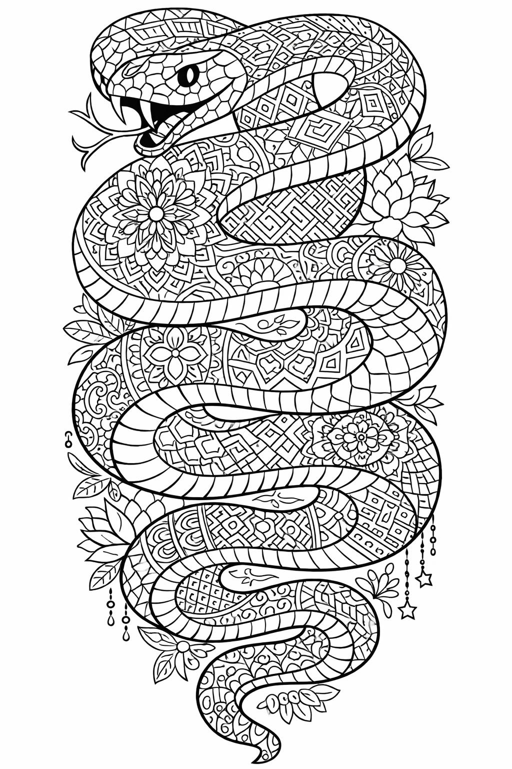 kaleidoscope coloring page | colorful pattern illustration | relaxing creative artwork