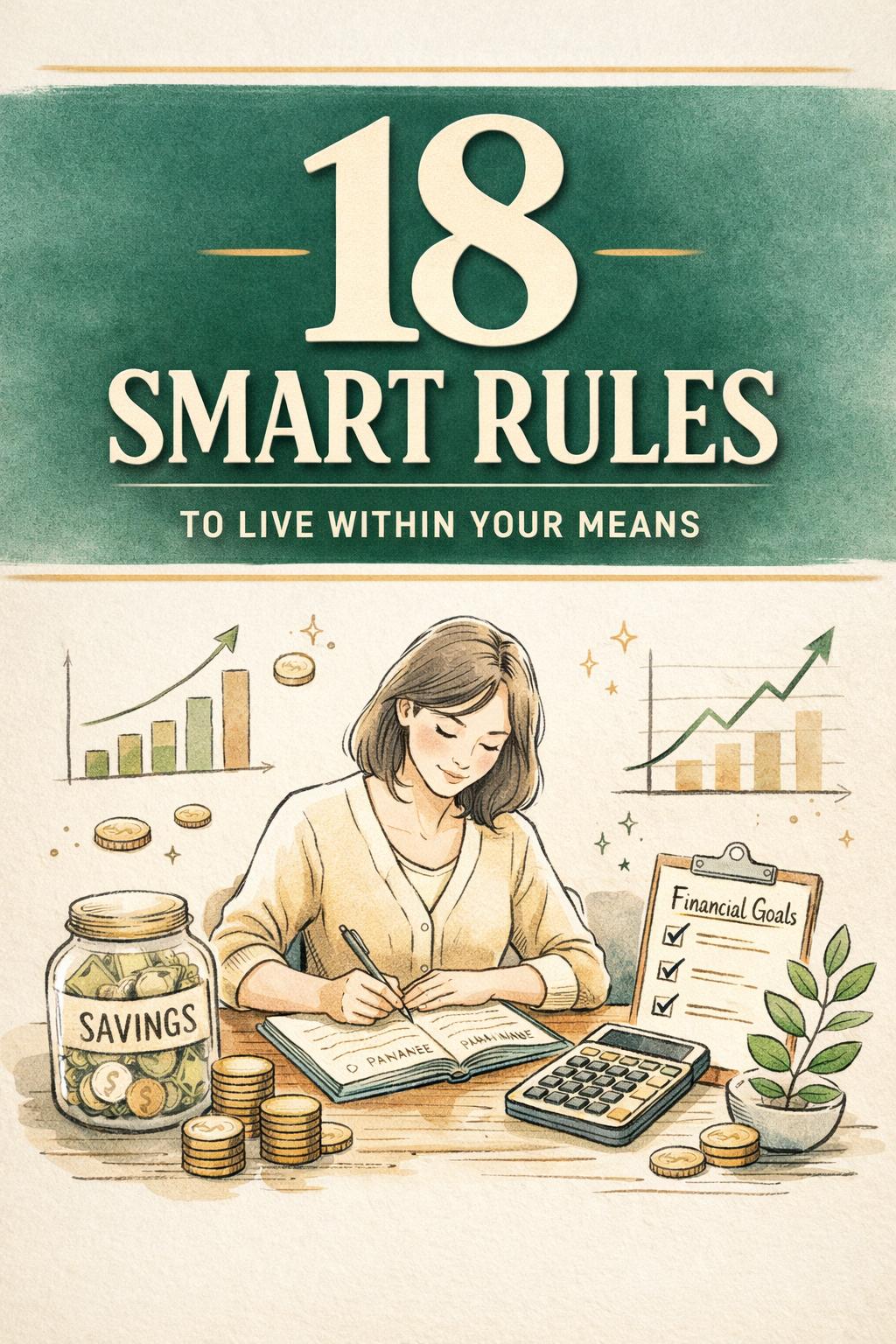 smart rules to live within your means | practical budgeting and spending tips | building healthy financial habits