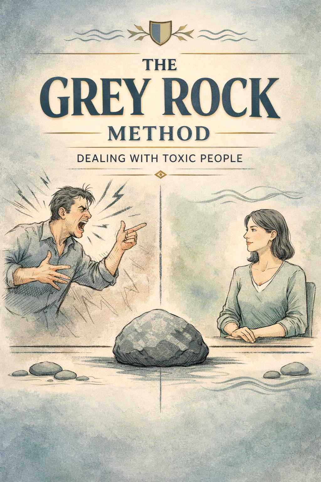 how to use the grey rock method | dealing with toxic people effectively | setting healthy emotional boundaries
