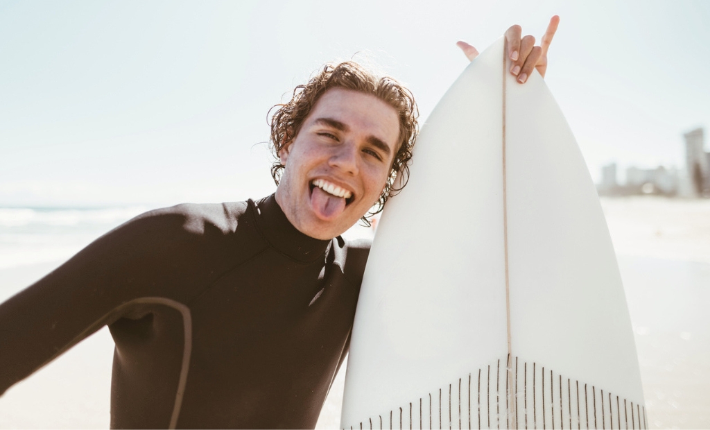 surfing coloring page | surfer riding waves | beach coloring sheet