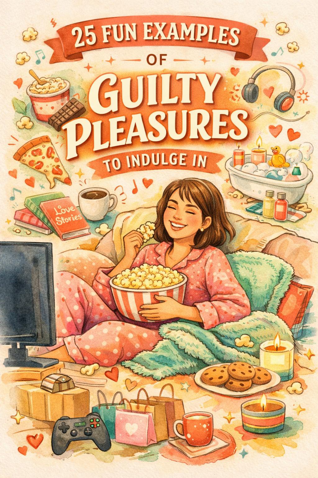 examples of guilty pleasures | enjoying life's simple indulgences | fun and relatable self care ideas