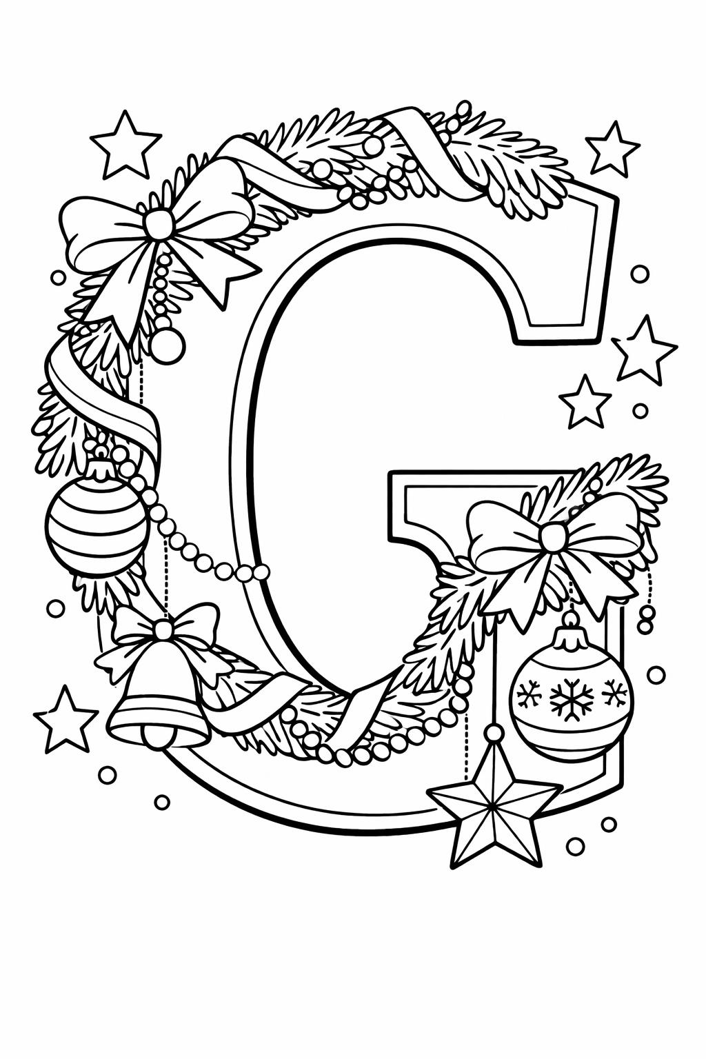 G is for goat coloring page | farm animal alphabet activity | learning worksheet