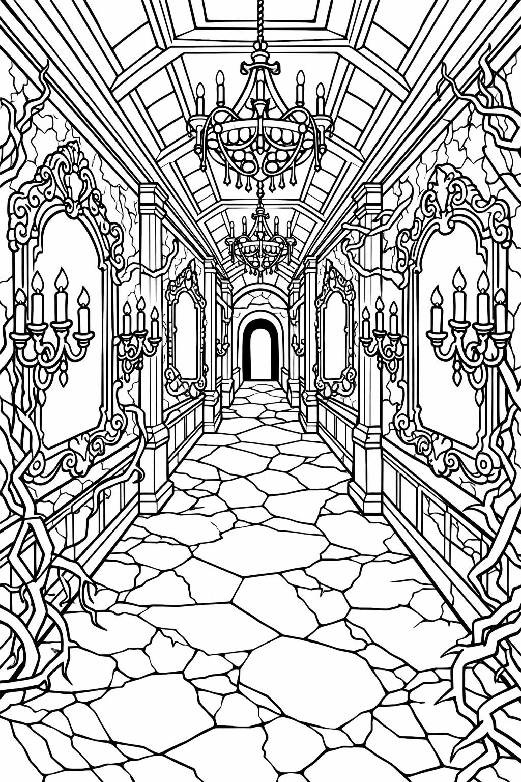 zombie coloring page | undead monster design | creepy coloring sheet