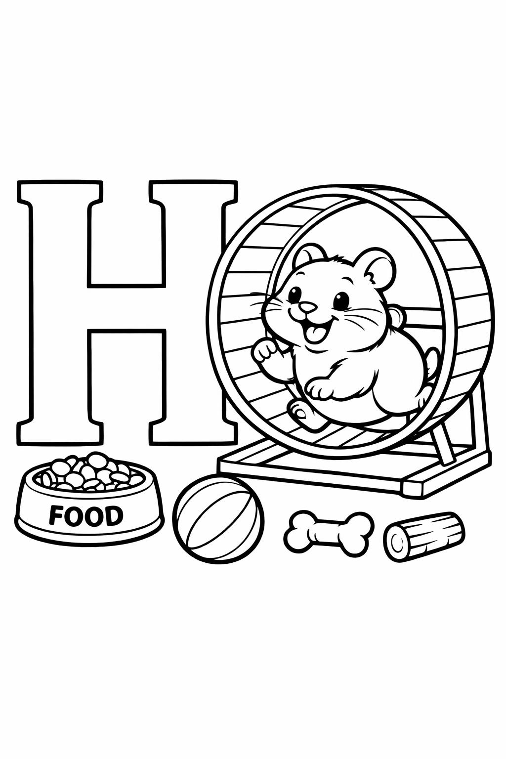 H is for helicopter coloring page | vehicle alphabet activity | fun coloring sheet