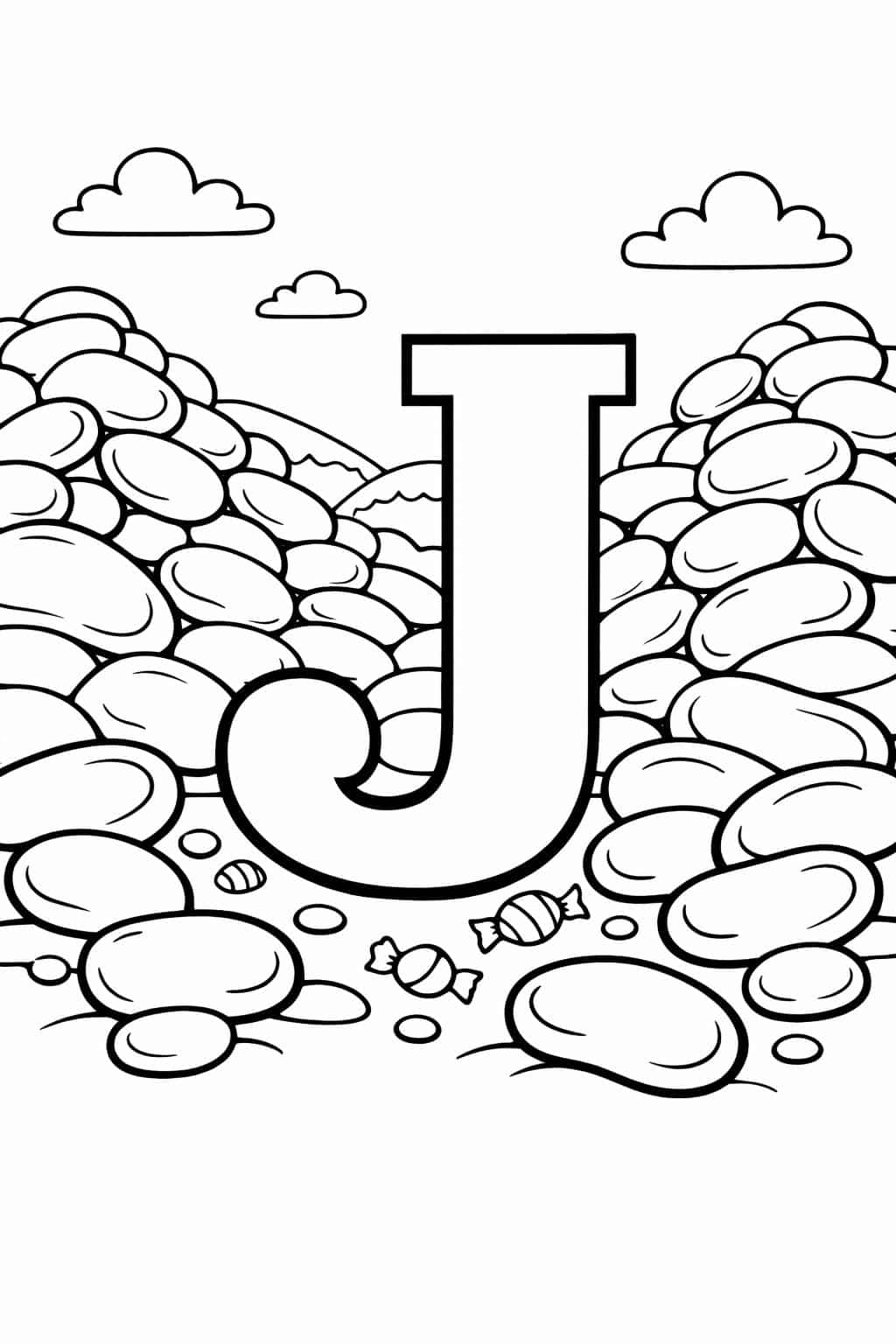 J is for jaguar coloring page | wild cat alphabet activity | learning worksheet