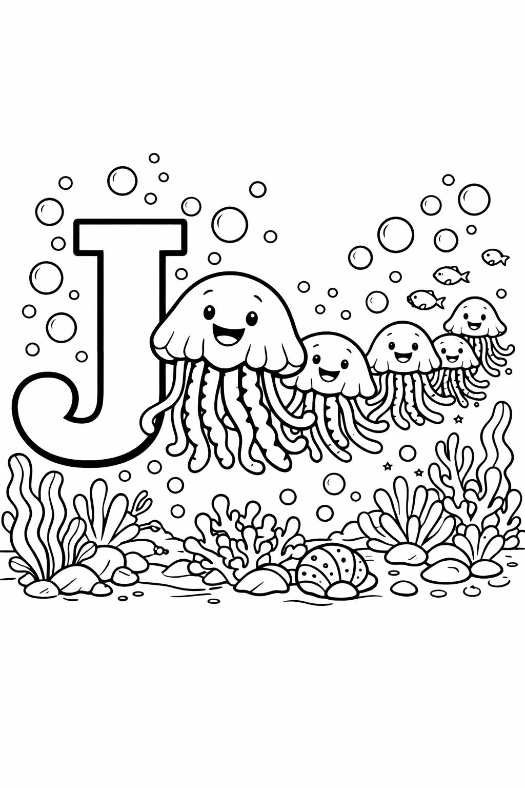 fun letter J worksheet | alphabet recognition activity | printable learning page