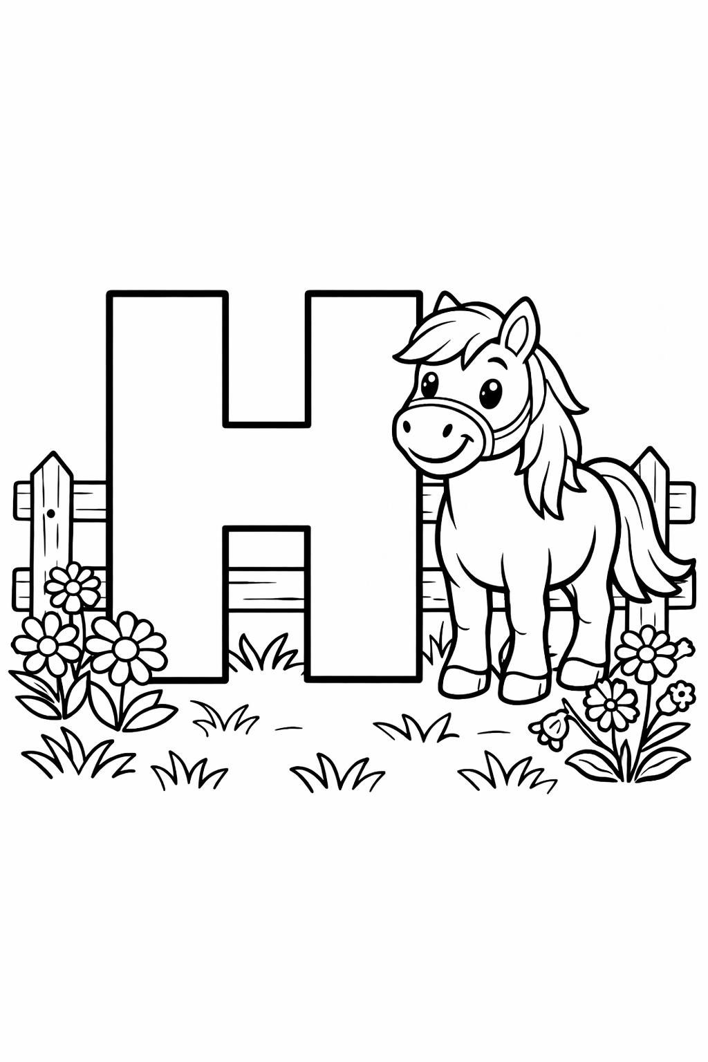 letter H classroom pages | educational alphabet artwork | kids coloring activity