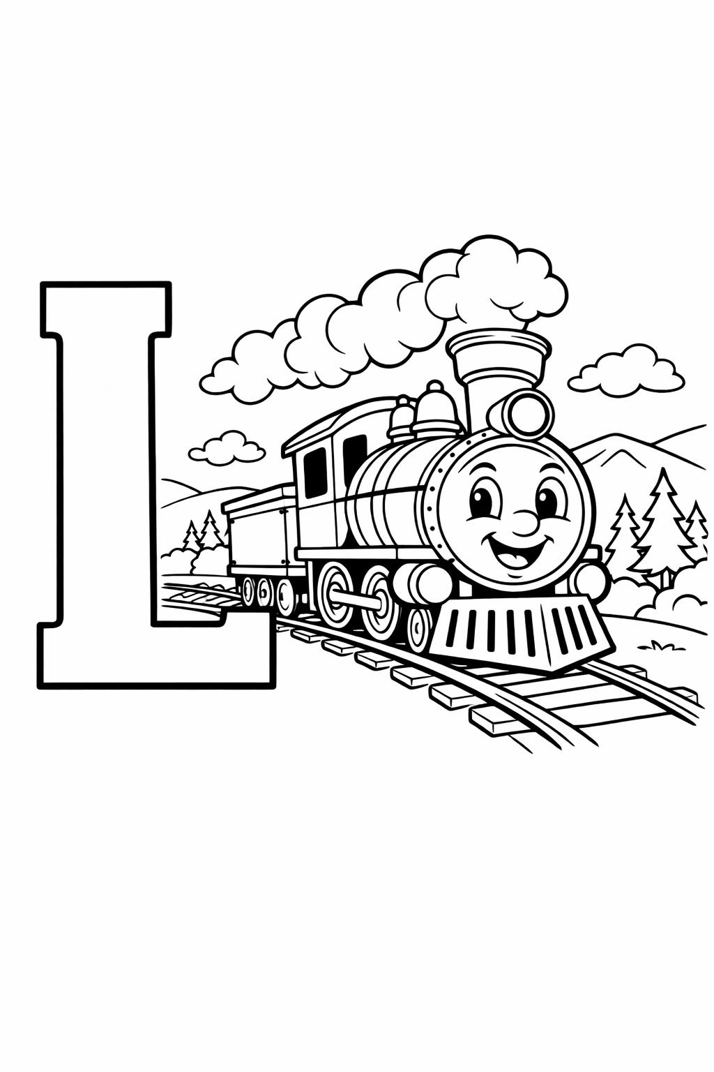 decorative letter L page | patterned alphabet design | creative coloring activity