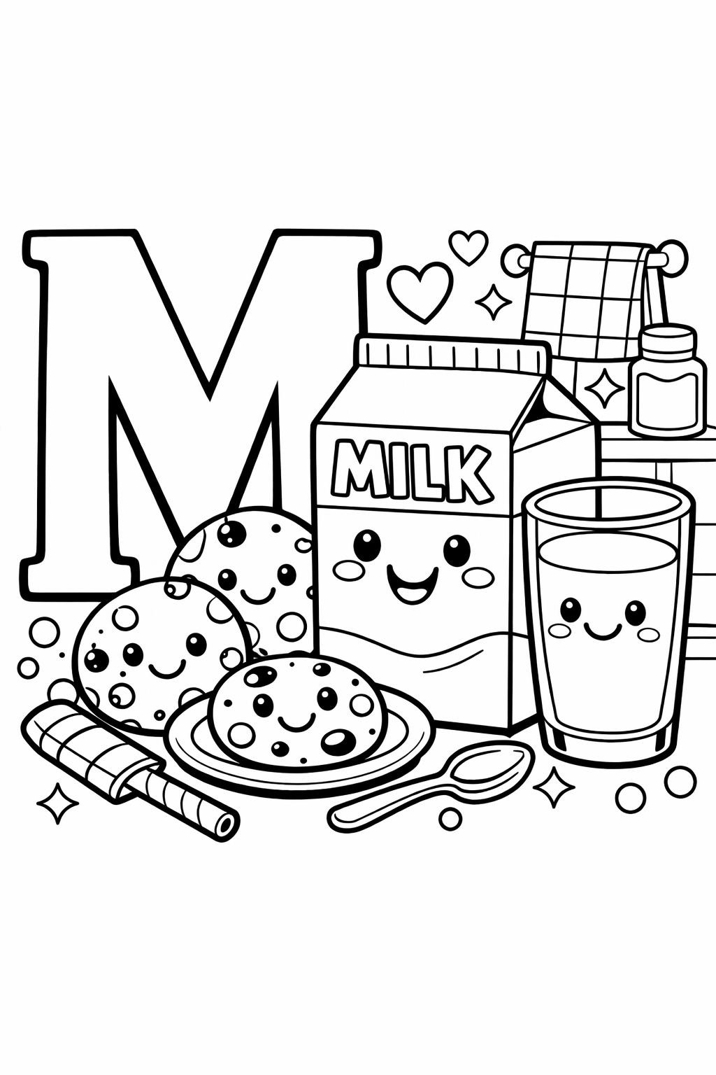 fun letter M worksheet | alphabet recognition activity | printable learning page