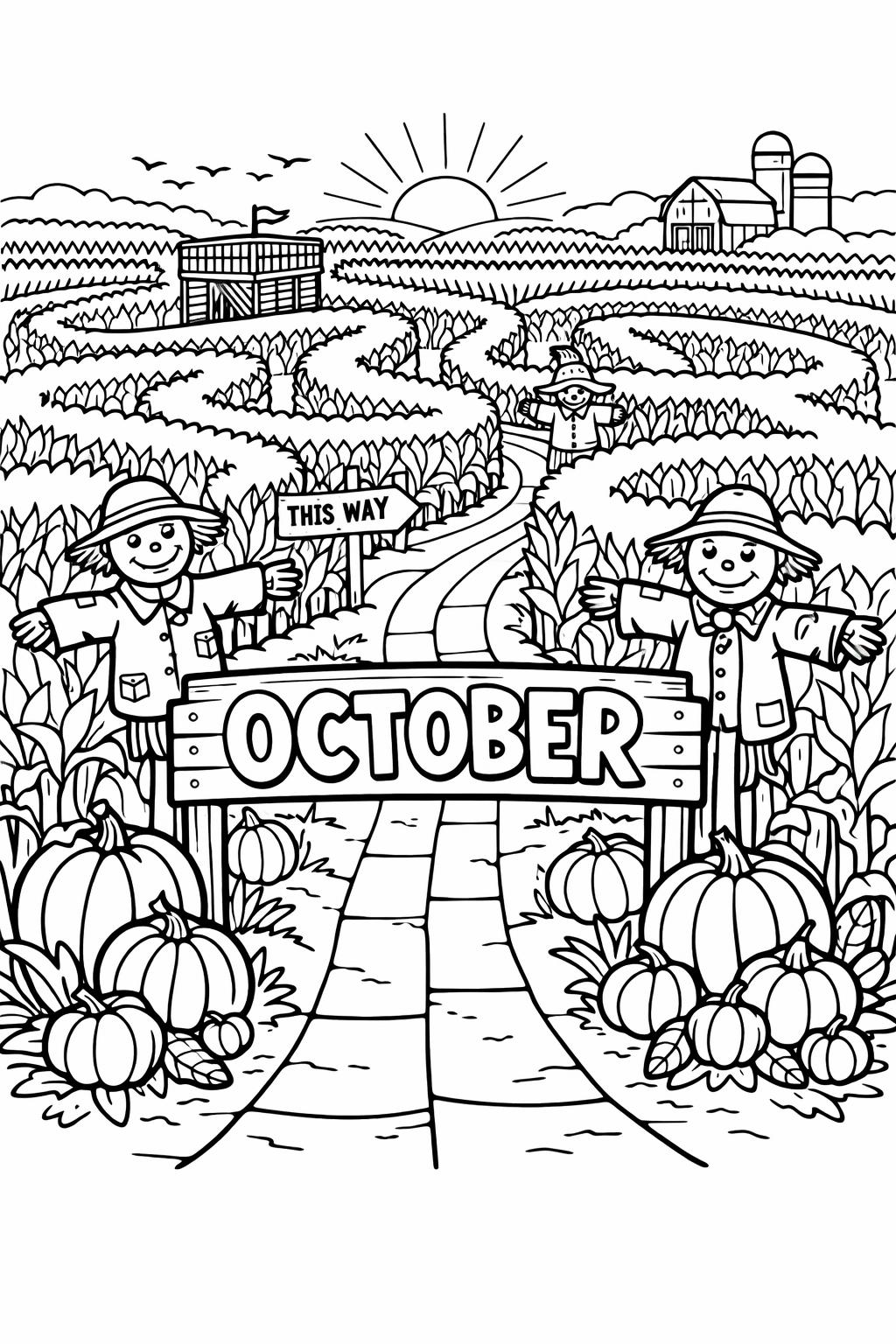 owl coloring page | woodland autumn bird | nature coloring activity