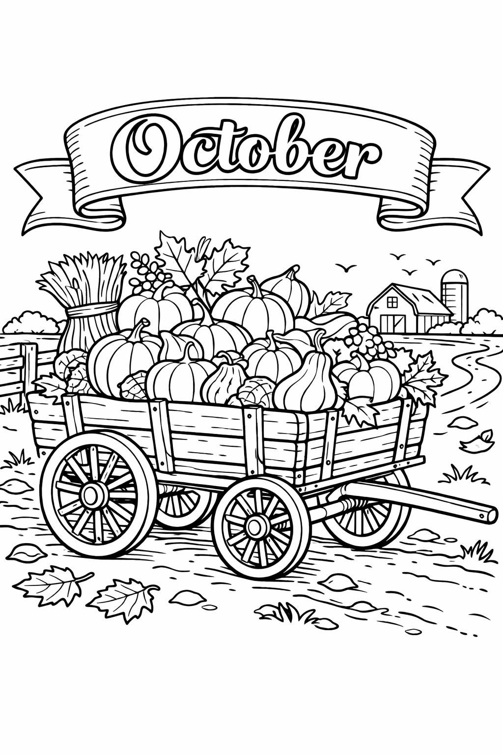 maple leaf coloring page | detailed fall foliage | printable nature page