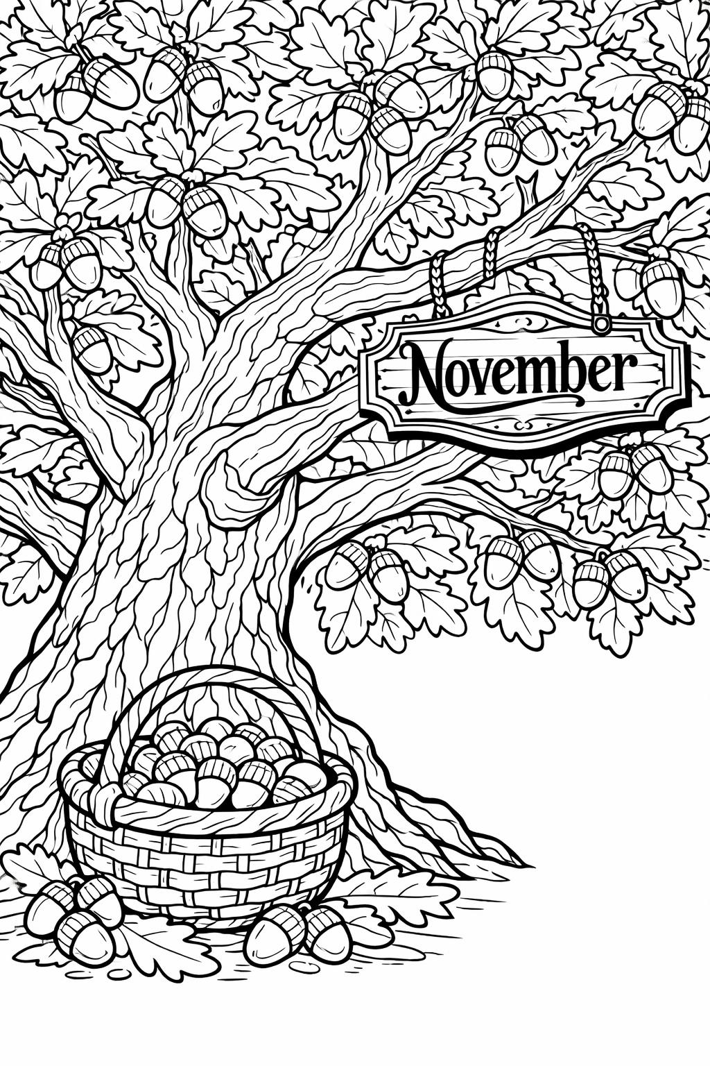 maple leaf coloring page | detailed autumn foliage | nature coloring page