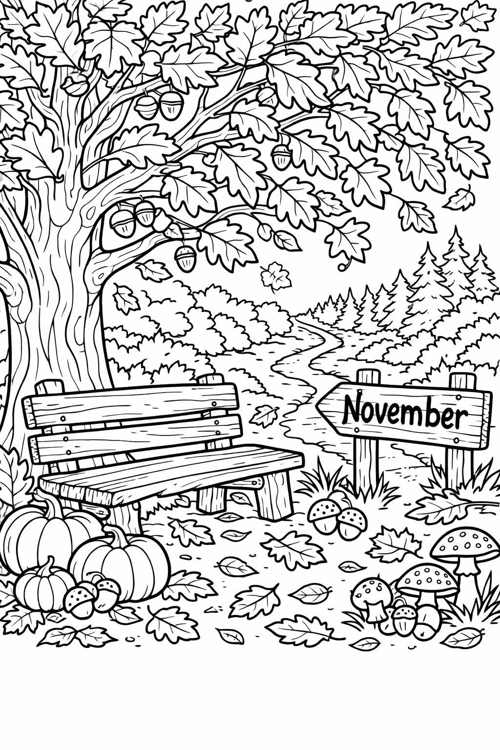 autumn pumpkin coloring page | fall harvest artwork | seasonal coloring sheet
