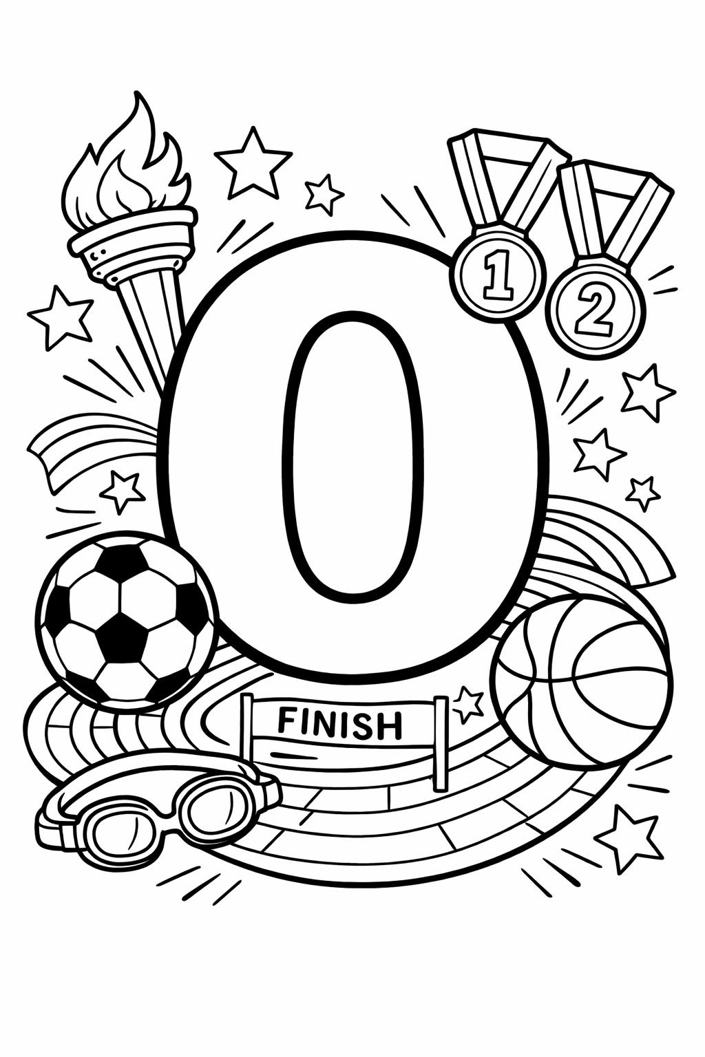 O is for otter coloring page | adorable animal alphabet | educational printable