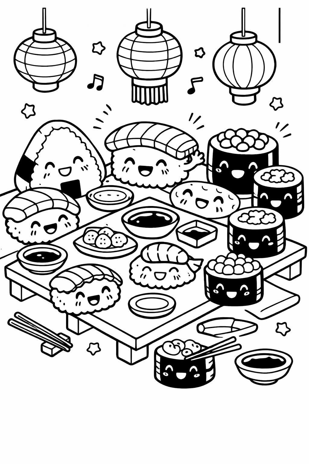 kawaii coffee cup coloring page | adorable cafe drink | relaxing coloring activity