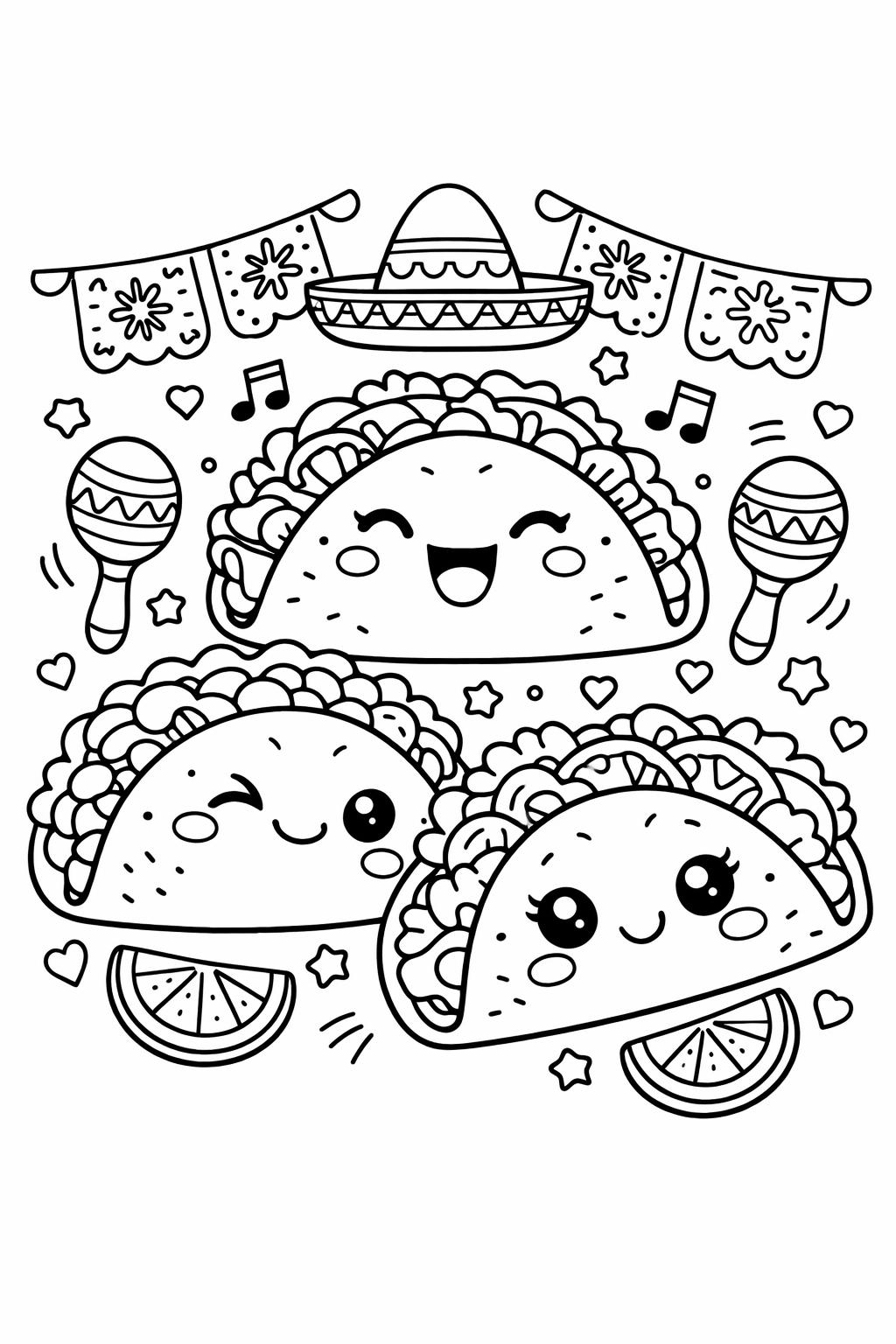 kawaii milkshake coloring page | adorable drink illustration | fun printable activity