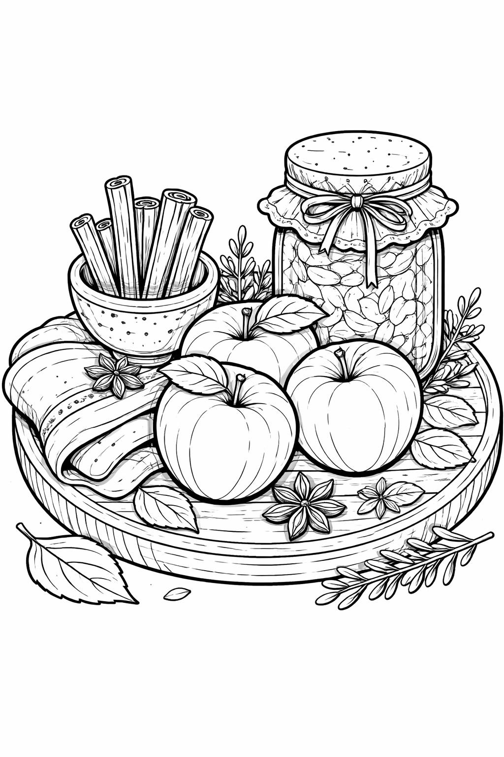 apple picking coloring page | autumn orchard adventure | printable kids activity