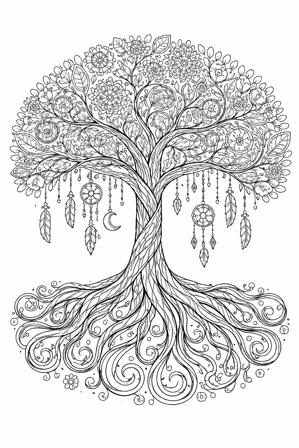1. boho coloring pages for adults | 25 intricate bohemian designs | creative printable collection