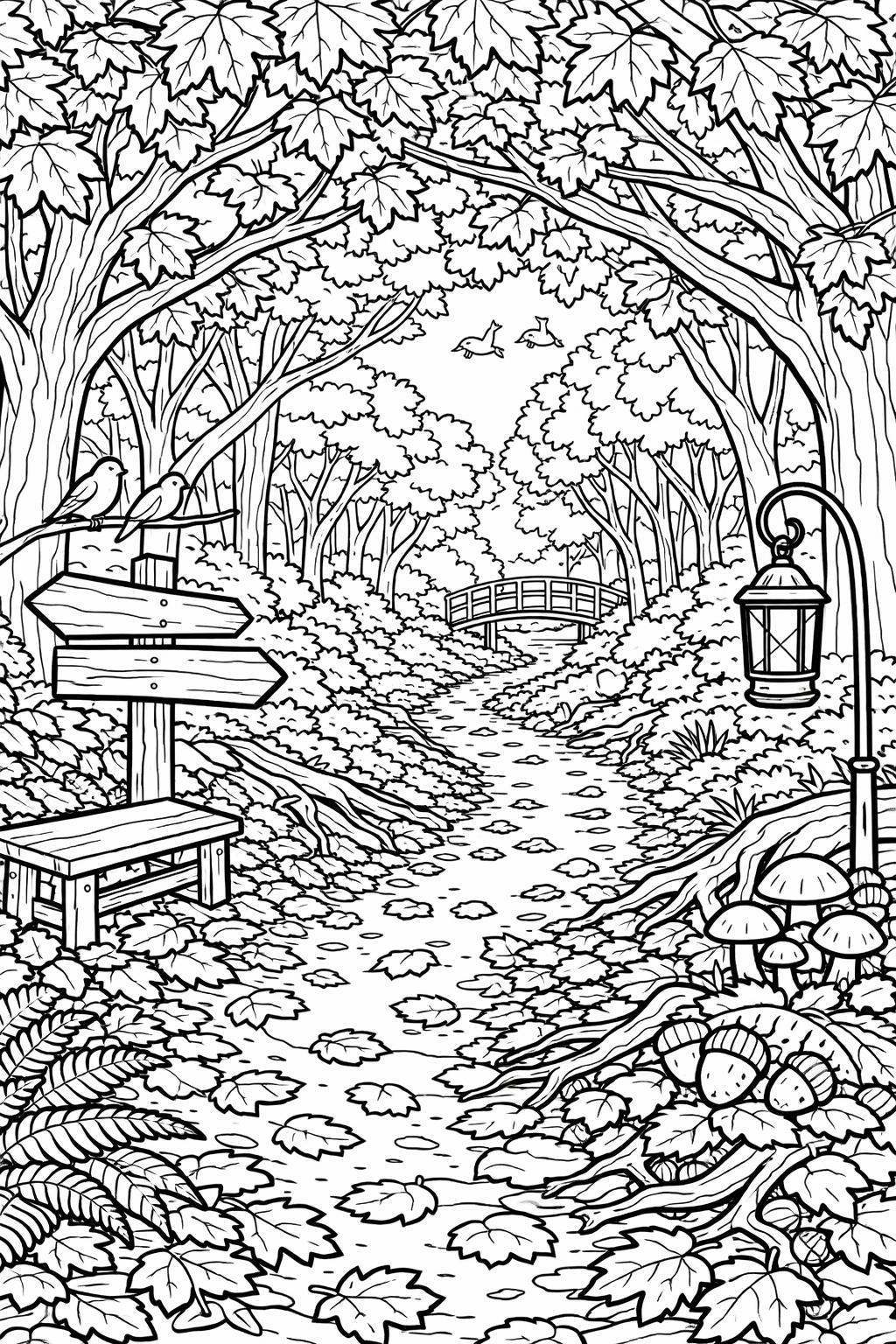 autumn bouquet coloring page | detailed fall flowers | relaxing coloring activity