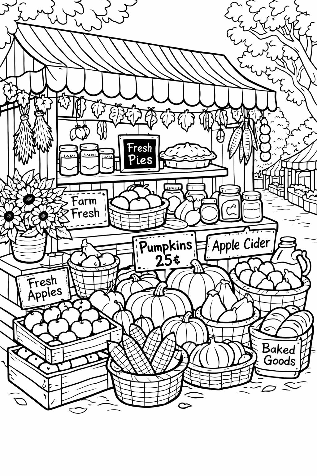 aesthetic maple leaves coloring page | intricate foliage design | relaxing coloring sheet