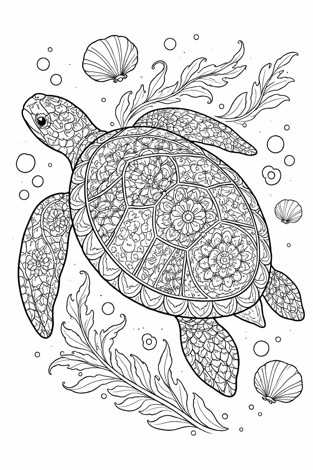 boho bird coloring page | elegant bird illustration | adult coloring design