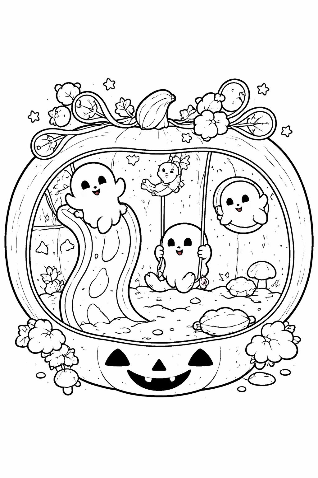 kawaii vampire coloring page | adorable little vampire | spooky printable coloring sheet