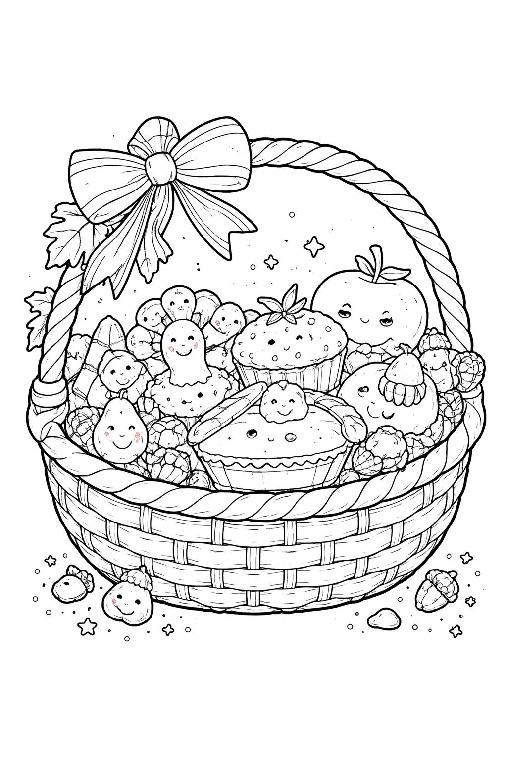 kawaii thankful heart coloring page | adorable heart with gratitude theme | printable holiday sheet