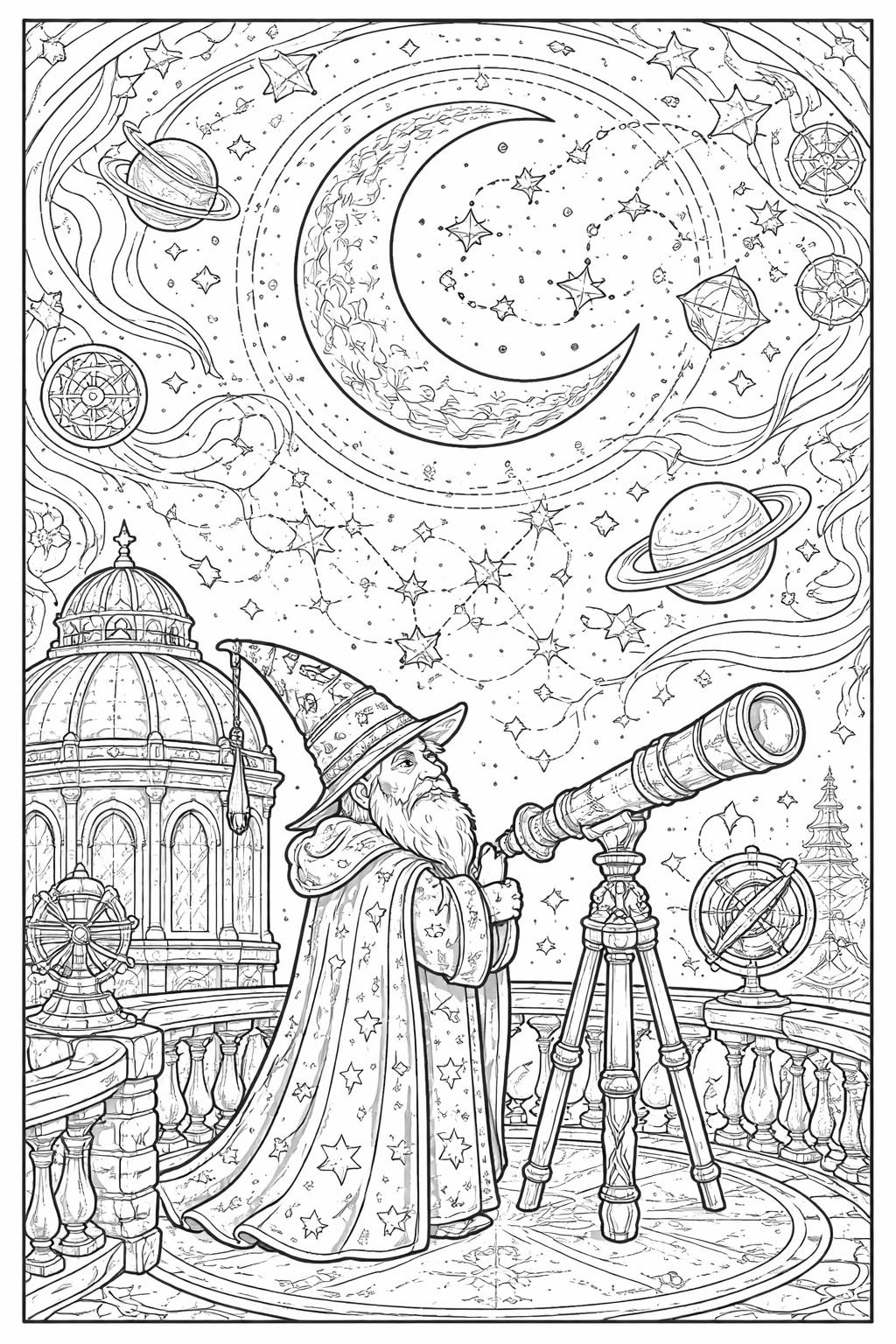garden gnome coloring page | cheerful gnome beside flowers | printable nature-themed sheet
