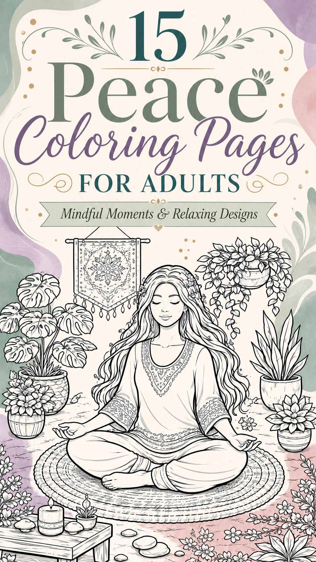 15 Peace Coloring Pages for Adults