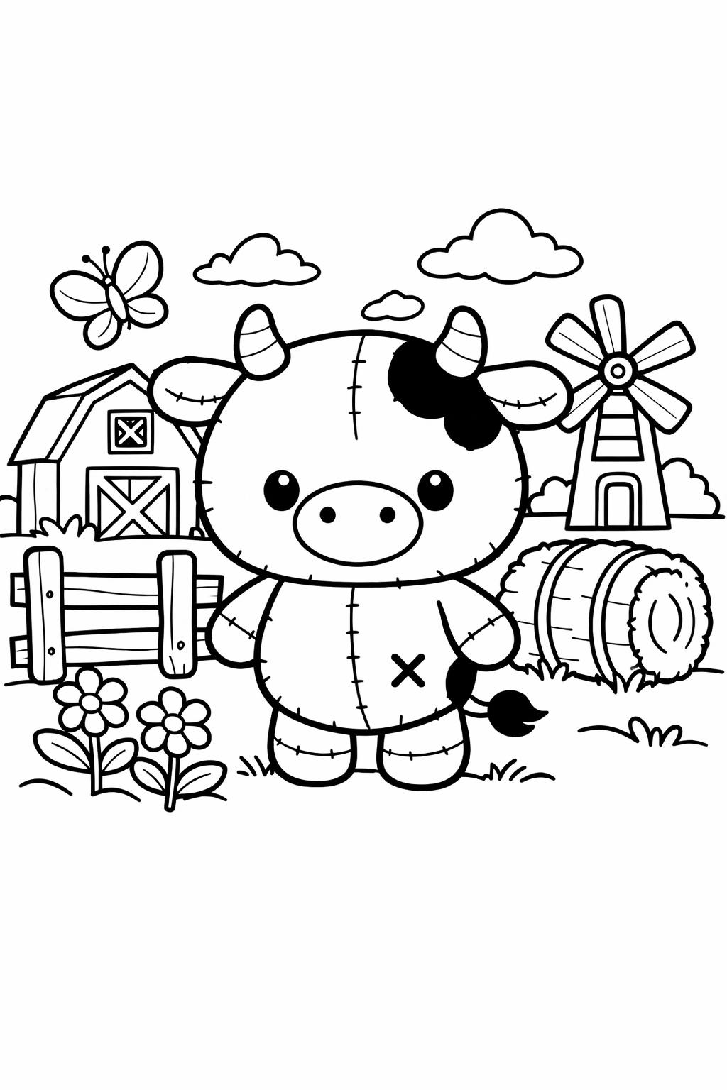 Squishmallow Halloween coloring page | spooky cute plush characters | festive coloring sheet