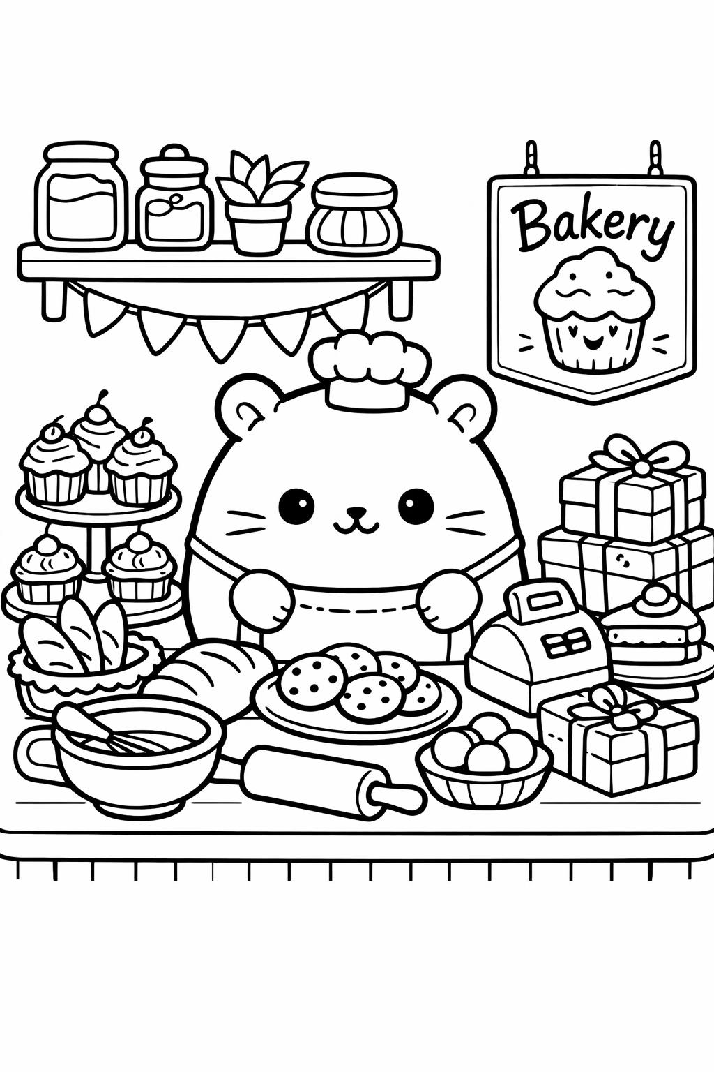 Squishmallow unicorn coloring page | magical plush character | fun kids activity